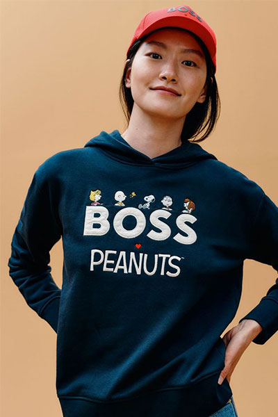 علامتا BOSS × PEANUTS تعيدان إحياء روح المرح والطفولة بمجموعة أبطالها تشارلي براون وسنوبي